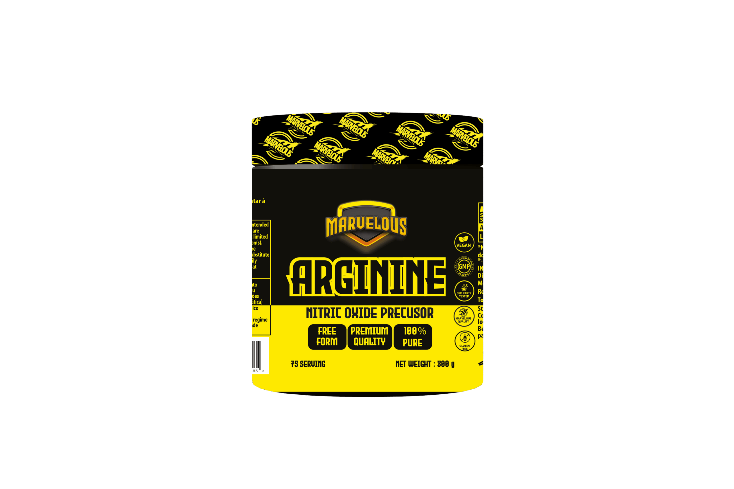 Arginine Black & Yellow